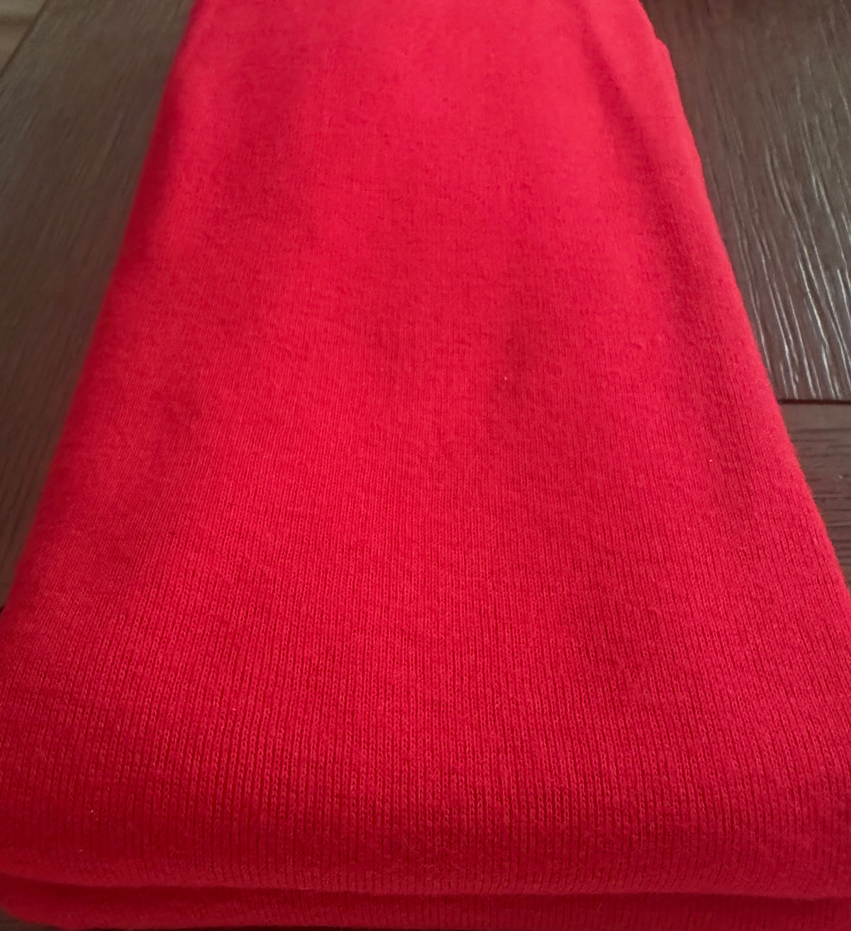 Japanese 100% Cotton Waffle & Rib Knit Bundle – Red