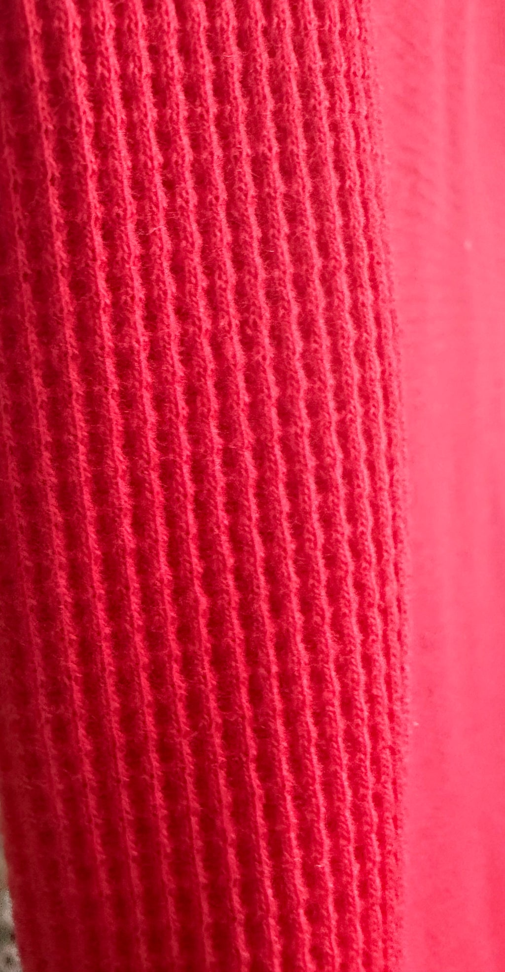 Japanese 100% Cotton Waffle & Rib Knit Bundle – Red