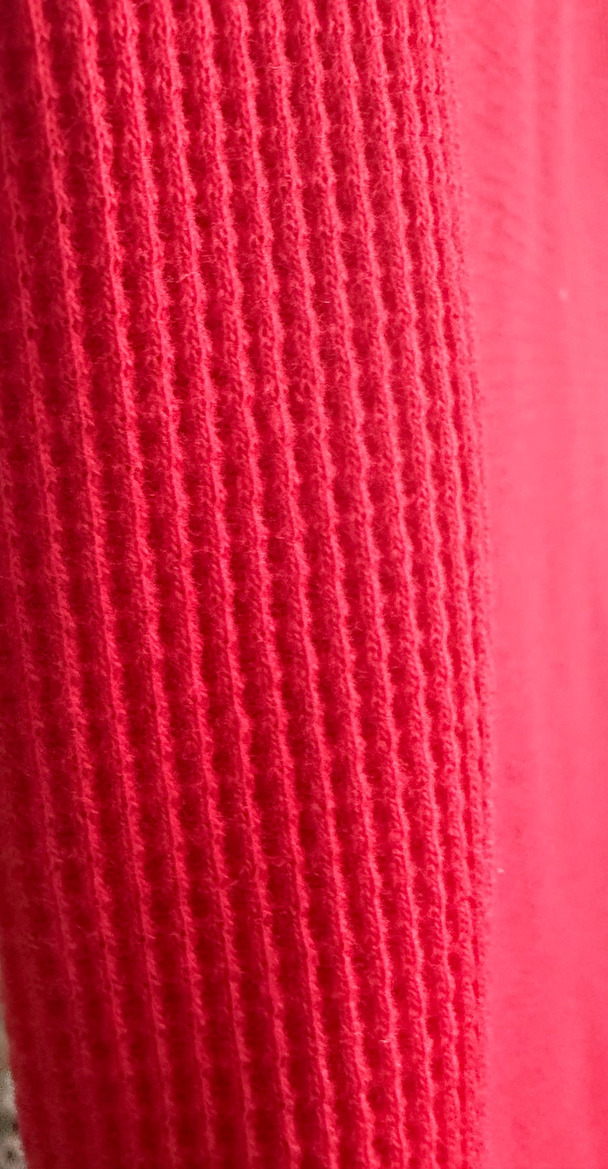 Japanese 100% Cotton Waffle & Rib Knit Bundle – Red