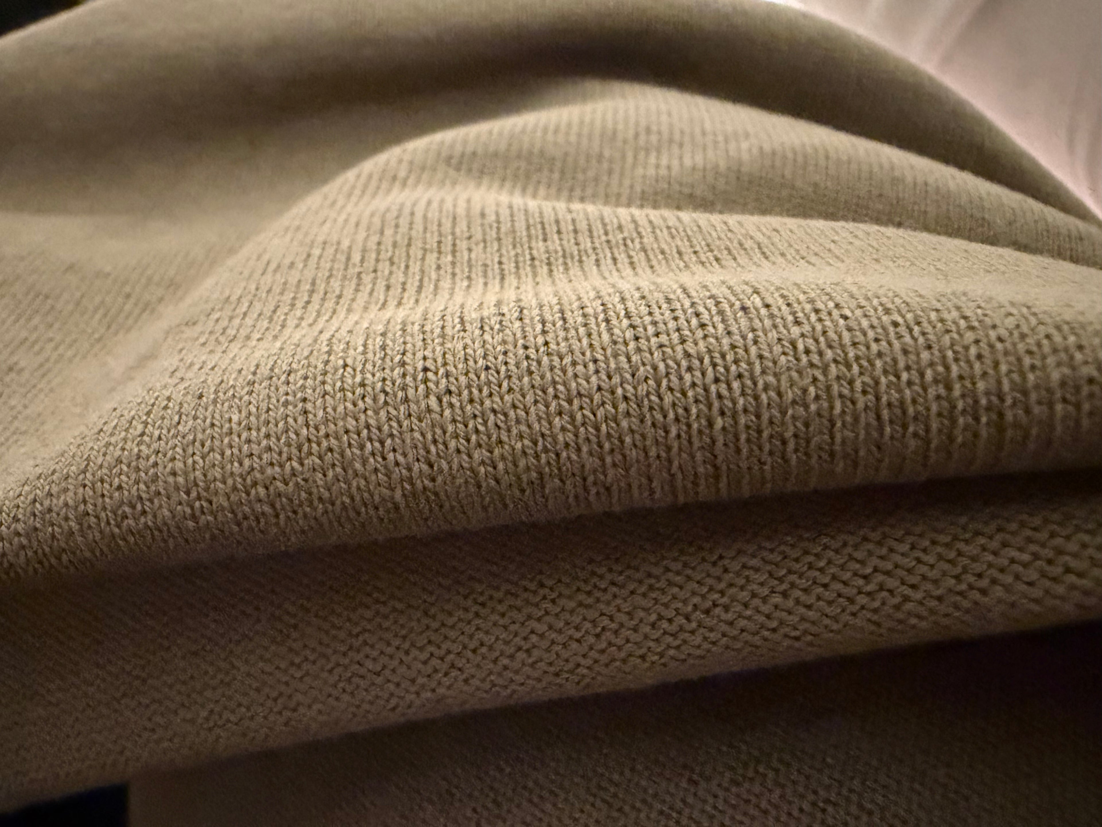 Heavyweight Japanese Cotton Jersey Knit Fabric | 100% Cotton | 2-Way Stretch | 303 GSM | Premium Apparel Fabric | Khaki