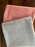 Sevenberry Japanese Cotton Fabric – Ditsy Floral Print | Pink & Blue | Sold by the Yard