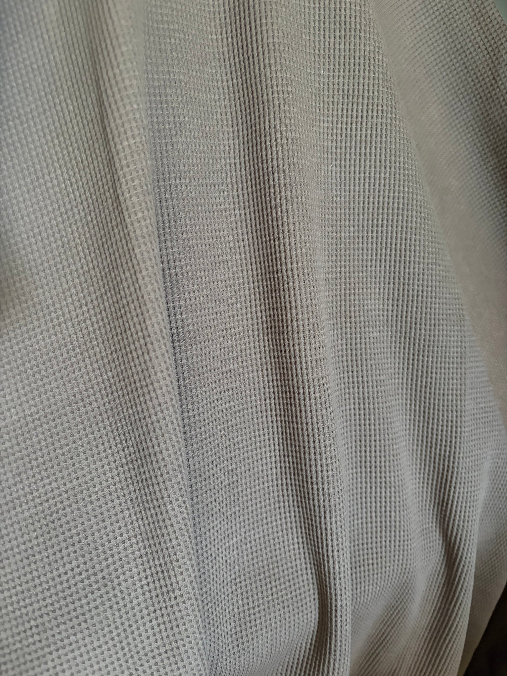 Japanese 100% Cotton Waffle Knit Fabric – Imported from Japan – 60” Wide – Premium Apparel Fabric