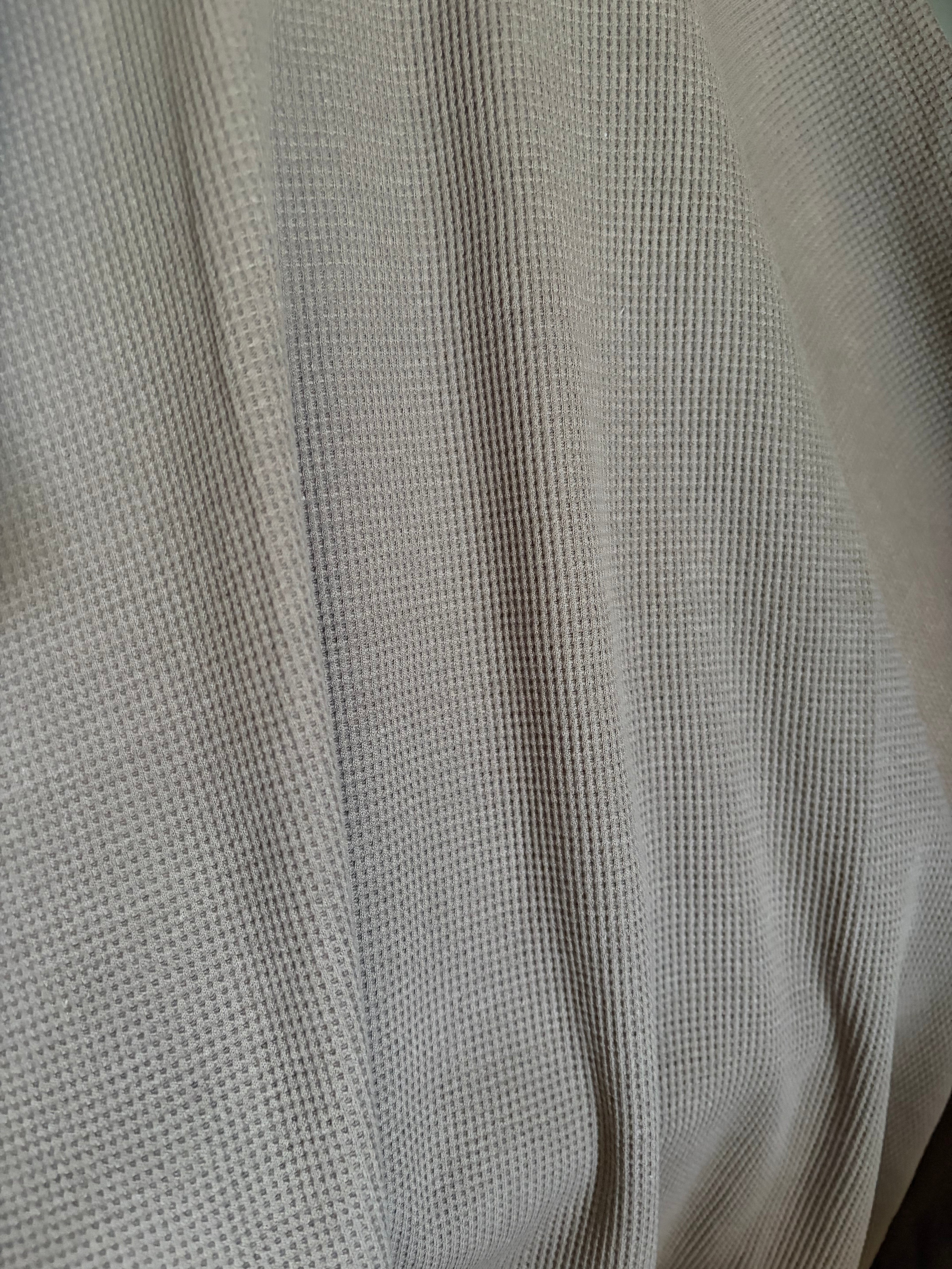 Japanese 100% Cotton Waffle Knit Fabric – Imported from Japan – 60” Wide – Premium Apparel Fabric