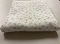 Prewashed 100% Cotton Floral Rib Knit Fabric | Soft Lavender Floral Print | 48” Wide