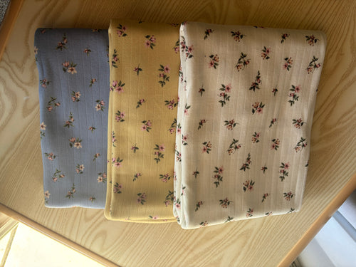 Floral Pointelle Knit Fabric | Polyester | by the yard | 60" wide