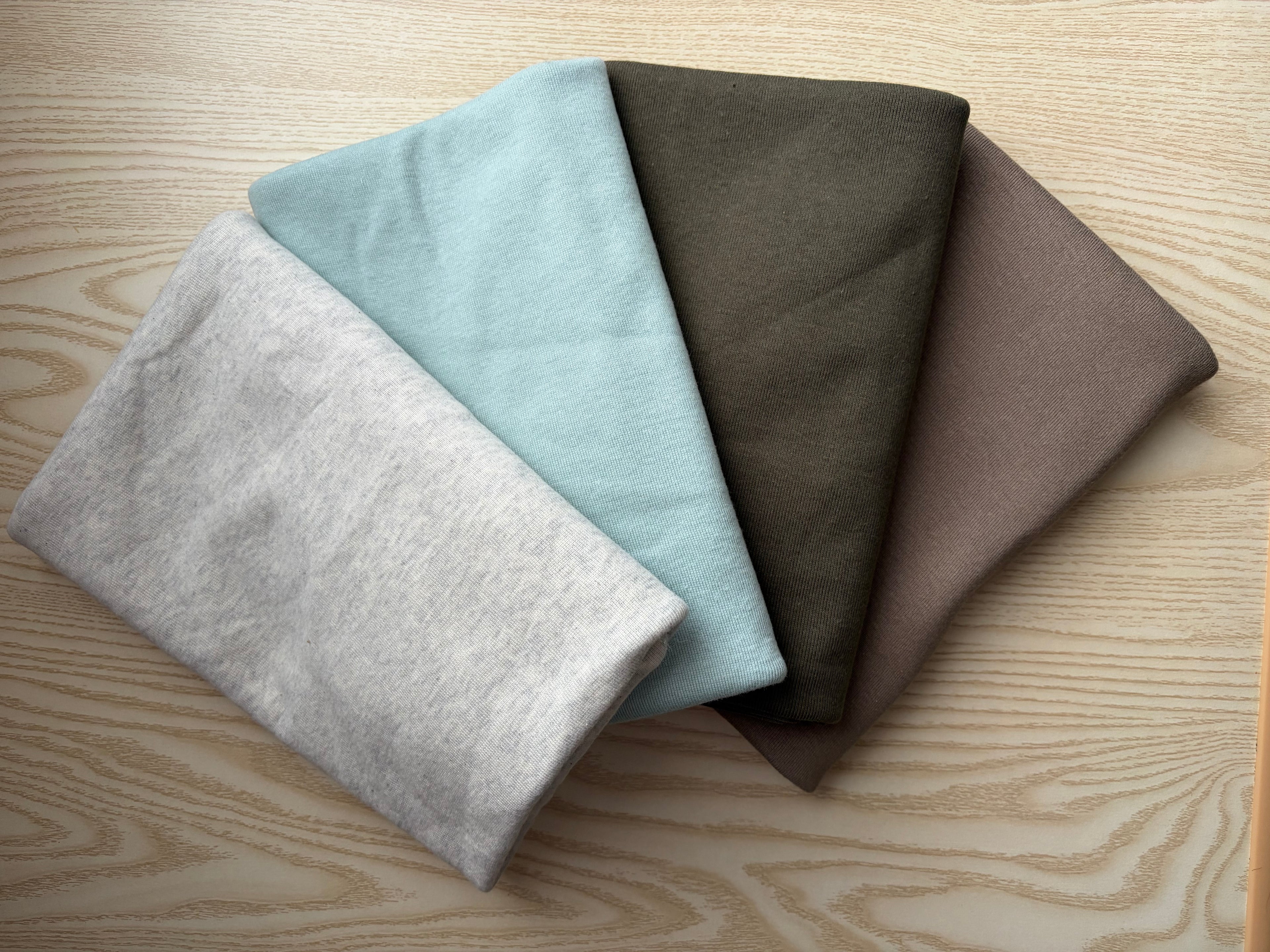 Japanese Imported 100% Cotton Tubular Rib Knit Fabric - Soft Stretch Ribbing - 17" wide Tubular Width