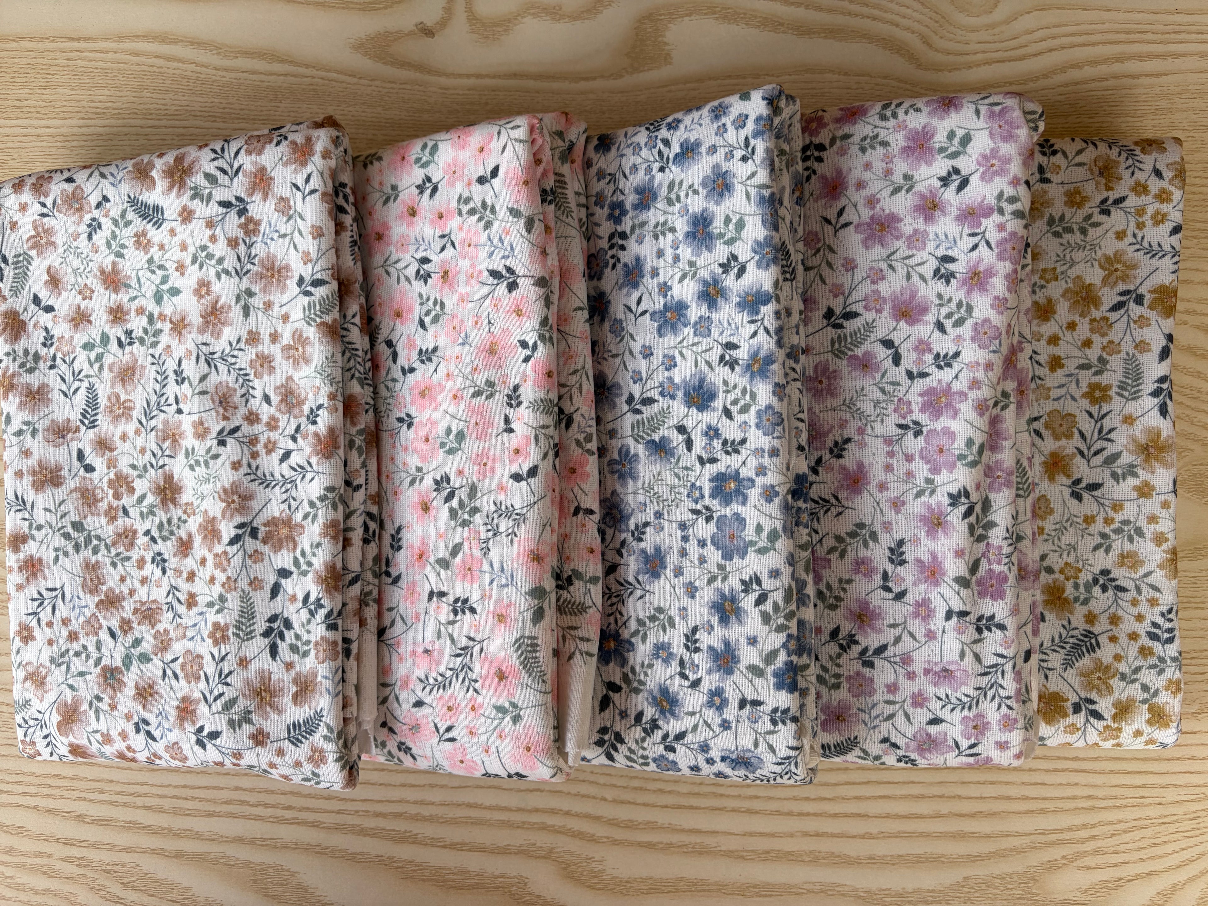 Jacquard Pointelle Knit Fabric By the Yard - Floral Print Polyester Knit - Lightweight, Anti-pill, Eco-Friendly Apparel Fabric - 60" Wide